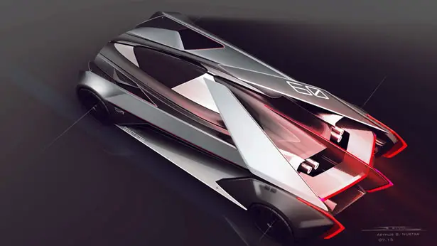 Cadillac LMP-09 Vision Gran Turismo Concept Car by Arthur B. Nustas