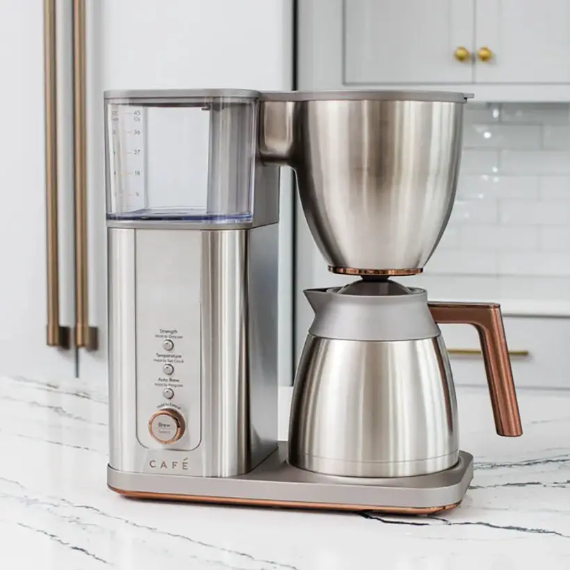 Café Automatic Machine - Modern Smart Coffee Maker Features Voice-to-Brew Controls