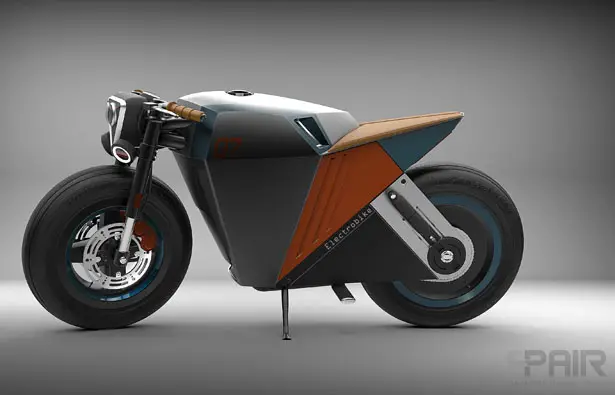 Cafe Fighter Concept Electric Motorbike by Reindy Allendra