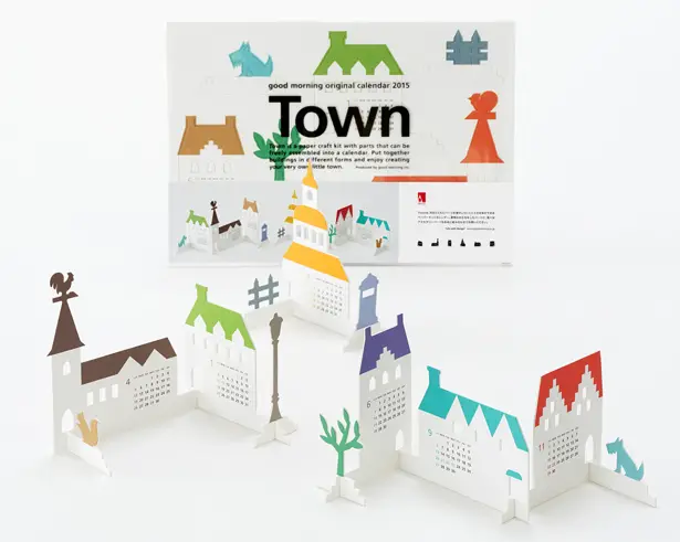 Calendar 2015 Town Calendar by Katsumi Tamura