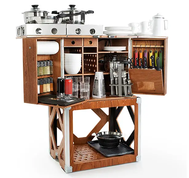 Camp Champ Is Compact Mobile Kitchen That Accommodates Your Mobile Lifestyle