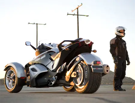 can am spyder motorcycle