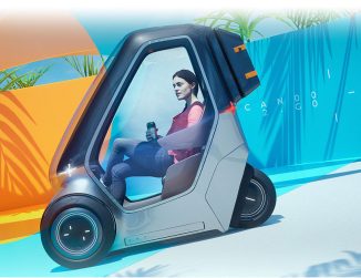 Canoo 2Go Tiny Car Concept Delivers Minimalist Design with Spacious Cabin