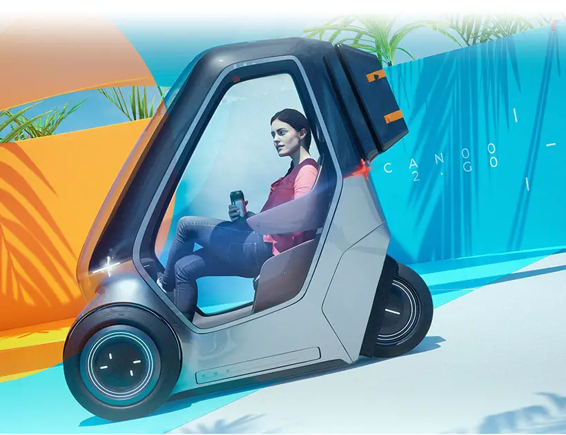 Canoo 2 Go Concept Car by Felipe Rojas Otero