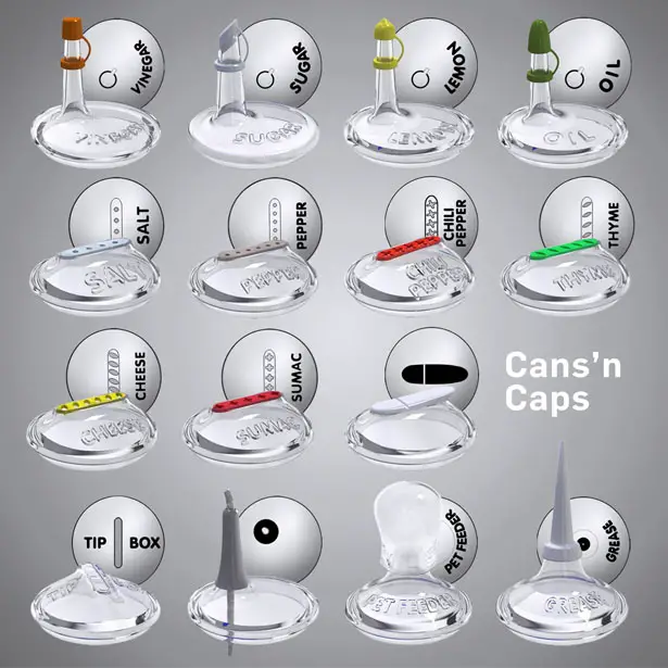 Cans n Caps by Hakan Gursu of DesignNobis