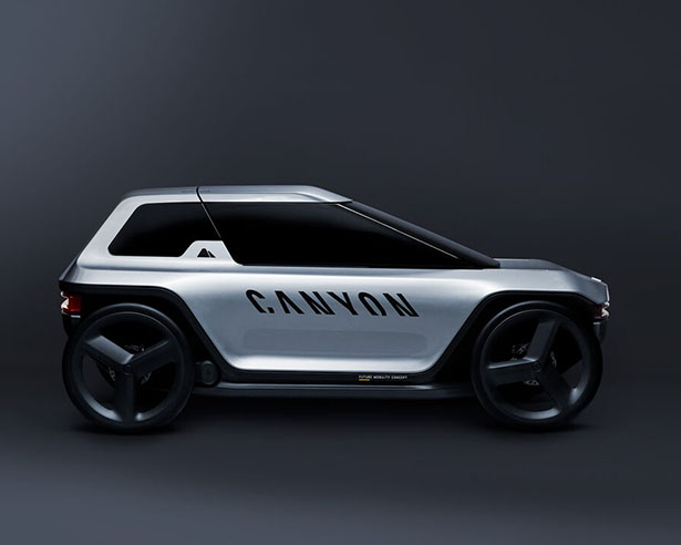 Canyon Future Mobility Concept - It Looks Like a Personal e-Car But It's Actually an e-Bike