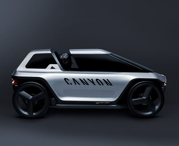 Canyon Future Mobility Concept - It Looks Like a Personal e-Car But It's Actually an e-Bike