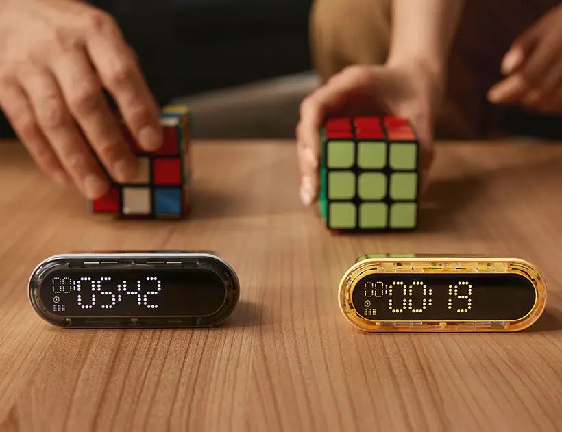 Futuristic Capsule Gravity 3in1 Device: Clock, Timer, and A Powerbank