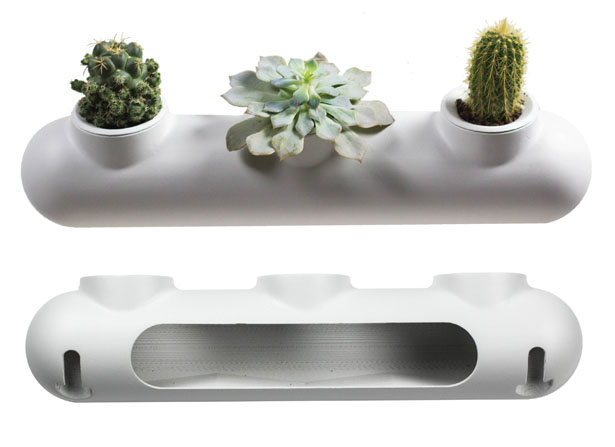 Capsule Minimalist Wall Planter by Gavin Rea