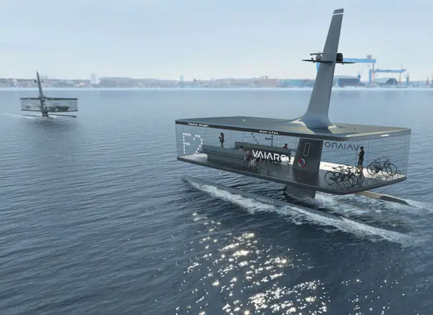 CAPTN Vaiaro - Futuristic Autonomous Electric Ferry Concept