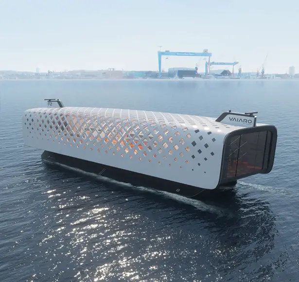 CAPTN Vaiaro - Futuristic Autonomous Electric Ferry Concept