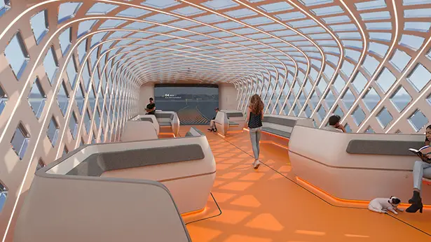 CAPTN Vaiaro - Futuristic Autonomous Electric Ferry Concept