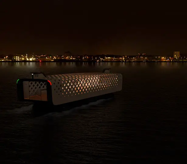 CAPTN Vaiaro - Futuristic Autonomous Electric Ferry Concept