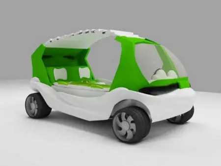 CarNurse Concept : Car for Medical Attention in Public Beach