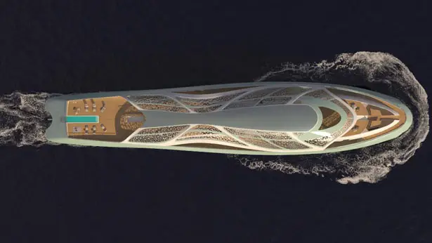 Carapace Superyacht Concept Also Functions As a Submarine by Elena Nappi