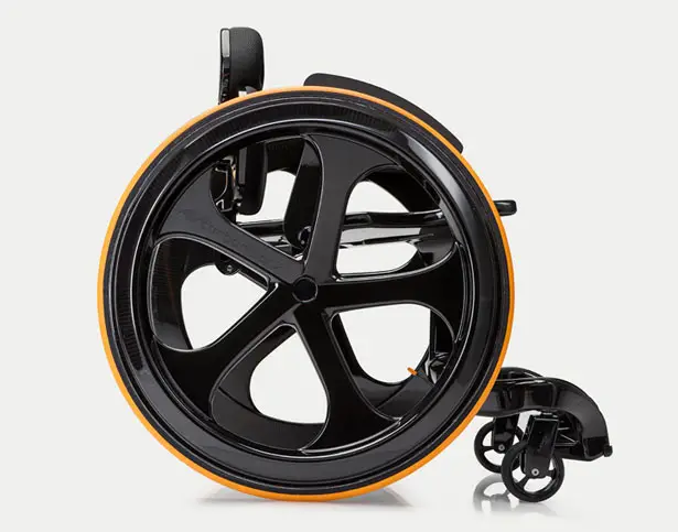 Carbon Black Wheelchair by Andrew Slorance
