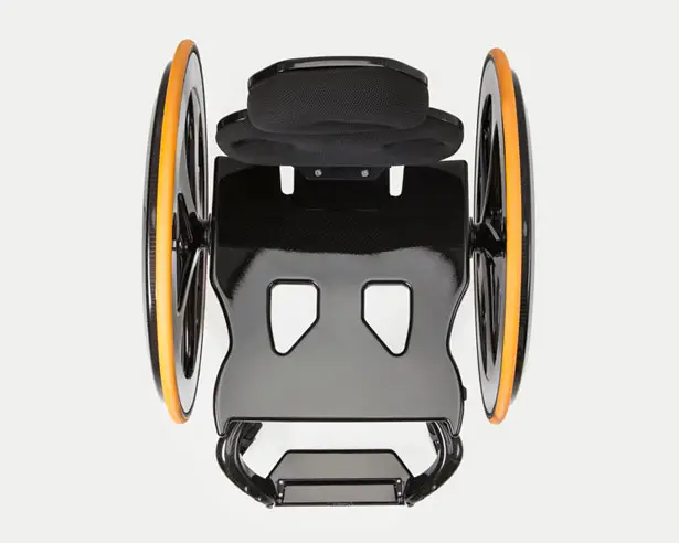 Carbon Black Wheelchair by Andrew Slorance