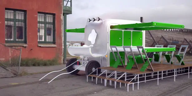 Care-Us Food Trailer by Francois Xavier Martouzet