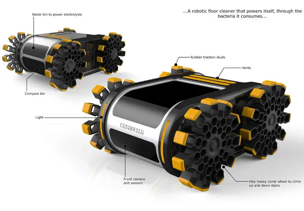 Casabella Cleaning Robot Concept by Elliot Cohen