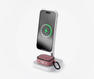 CASETiFY PowerThru 2-in-1 Charging Stand for iPhone and AirPods