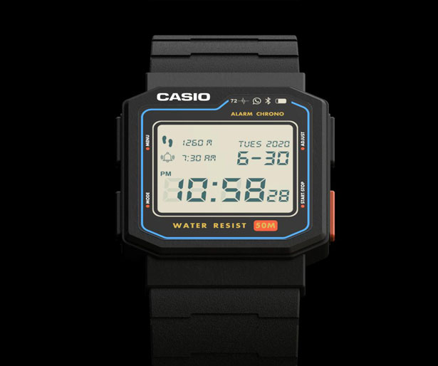 Casio Retro Smartwatch by Antonio Serrano