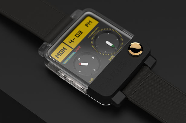 Smart Watch Concept Proposal for CASIO by Tyson Mai