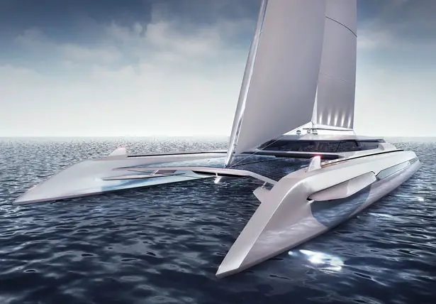 Eco Catamaran Yacht Concept by Rene Gabrielli