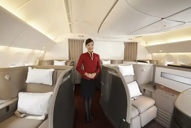 Cathay Pacific Luxury First Class Cabin by Foster + Partners