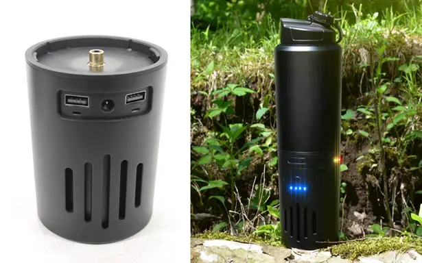 Cauldryn Future Water Bottle - Futuristic Travel Mug That Boils