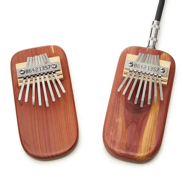 Cedar Thumb Piano - Tiny Music Instrument Inspired by African Musical Tradition