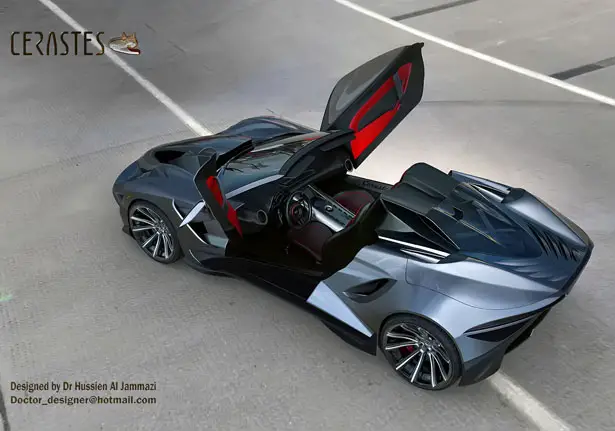 Cerastes Concept Supercar by Dr Hussien Al Jammazi