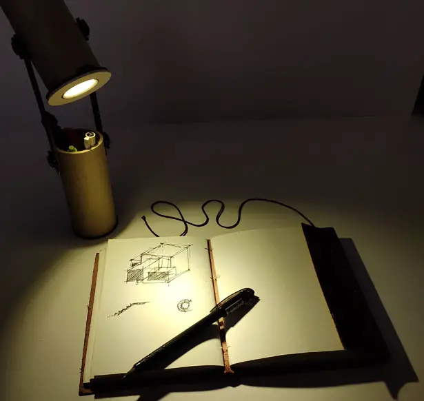 CHAKKAR BATTI Paper Roll Lamp by Producture Studio