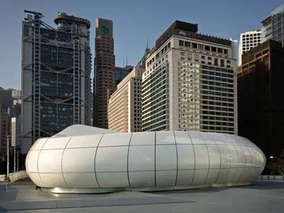 mobile art pavilion for chanel by zaha hadid