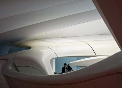 mobile art pavilion for chanel by zaha hadid