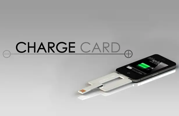 Chargecard for iPhone and Android by Noah Dentzel and Adam Miller