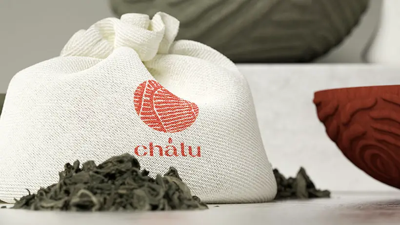 Chatu Chinese Tea Has Unique Packaging Design That Replicates Patterns of Tea Plantations by Xenia Alexandrova