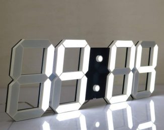 CHKOSDA Silent Multifunctional Jumbo LED Digital Wall Clock with Remote Control