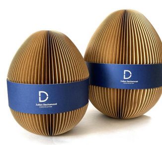 Chocolate Easter Egg Packaging Design for Julien Dechenaud Chocolatier