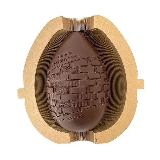 Chocolate Easter Egg Packaging Design for Julien Dechenaud Chocolatier