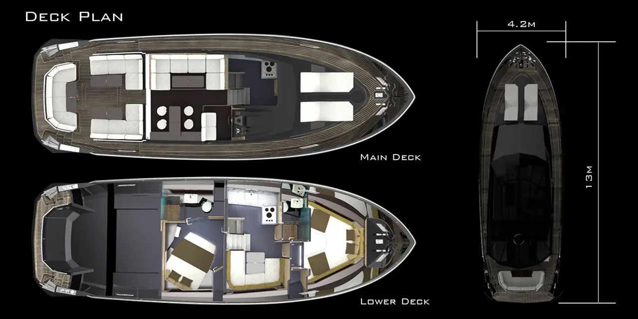 Beautiful and Sleek Cristiana Yacht by Hyun-Seok Kim