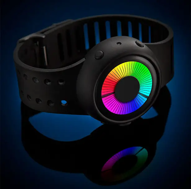 Futuristic Chromatic LED Watch