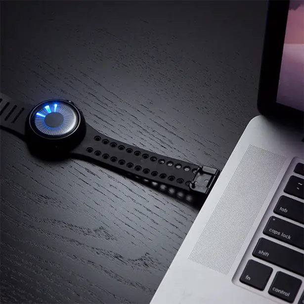 Futuristic Chromatic LED Watch Features 60 Unique LEDs