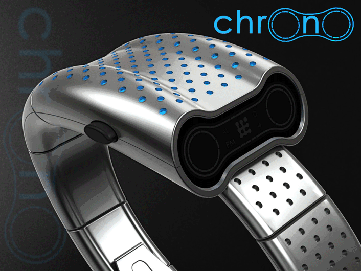 Chrono Dashboard Inspired Watch Looks Like WALL-E