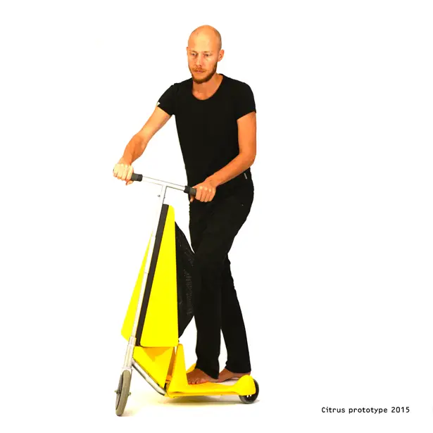 Citrus Folding Scooter by Peter Opsvik