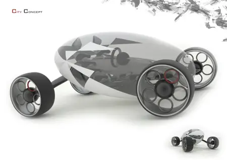 City Car Concept to Address Parking Space Issue in The Future