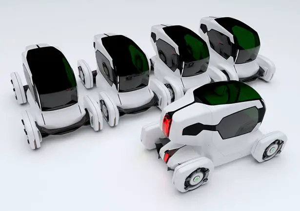 City Commuter Vehicle Concept by Alex Clarke, Navjot Dogra, Toby Edmondson, Peter Eite, Jack Irwin, Josh Rouchy, and Georgi Stoyanov