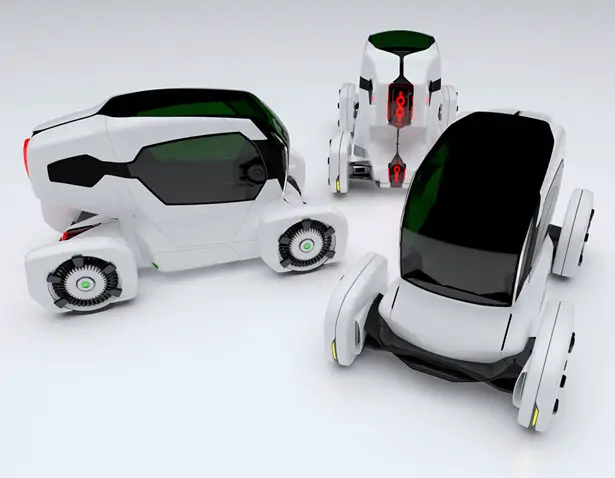 City Commuter Vehicle Concept by Alex Clarke, Navjot Dogra, Toby Edmondson, Peter Eite, Jack Irwin, Josh Rouchy, and Georgi Stoyanov
