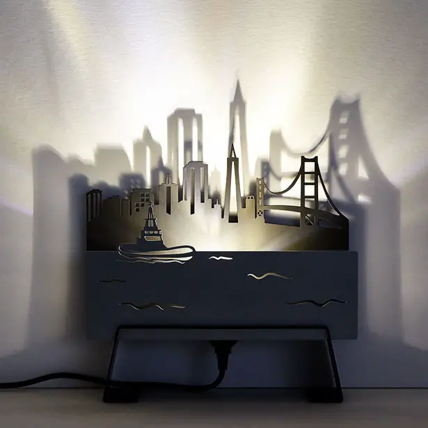 City Skyline Lamp