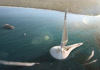 Civilization 0.000: Floating Power Station Generates Electricity from Three Renewable Energy Sources