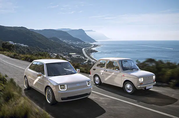 Fiat 126 Vision Redesigns Classic Fiat 126 for Millennial Generation by MA-DE Design